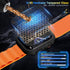 2 Pack 2nd 3 6 5 4 44mm, Waterproof Privacy Hard PC Case with Tempered Glass Screen Protector for Apple Watch SE SE Gen