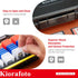 Dual Protect Micro SD Card Case - Water-Resistant Anti-Shock Organizer with 54 PCS Clear Memory Card Holders