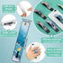 6 Pieces Telescopic Phone Strap Grip Holder, Universal Kickstand for Most Smartphones (Bright Marble)