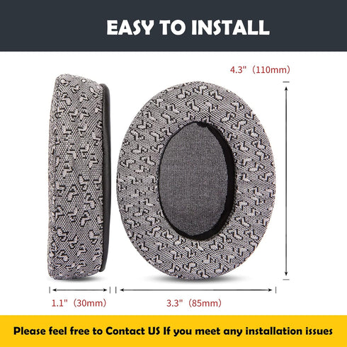 Premium Earpads Cushions Replacement for Sony MDR 7506, Corsair HS50 HS60 HS70 Pro Gaming Headset Ear Pads