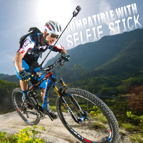 Bike Motorcycle Handlebar Action Camera Mount Holder for Gopro, Insta360, AKASO, Super Clamp Bracket