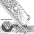 NZND Compatible with Nokia G310 5G Case - Glitter Liquid Floating Waterfall Cute Phone Case with Tempered Glass Screen