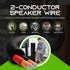 GearIT 14/2 Speaker Wire (20 Feet), 14 Gauge (Copper Clad Aluminum) - Outdoor Direct Burial in Ground/in Wall / CL3 CL2