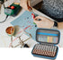 9V, 3V ALKOO Battery Organizer Case for AA AAA Batteries, Storage Holder Box with Mesh Pocket for C, Lithium Cells