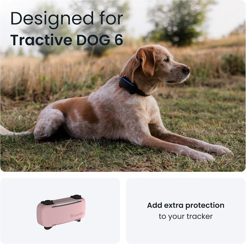 6 Tractive GPS Dog Tracker Cover - Pink