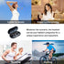 Open-Ear Wireless Bluetooth Headphones, Noise Cancelling Earbuds with LED Display, Wireless Charging Case