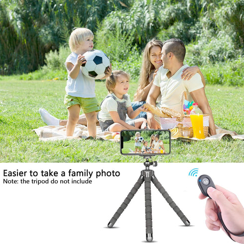 AOQIYUE Cellphone Remote Shutter for Smartphones and Tablets, Wireless Camera Remote Control with Wrist Strap Included