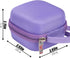 khanka Hard Travel Case for Iseyyox/RTOPS/Hicober/UCOMX Nano 3 in 1 Wireless Charger, Case Only (Purple)