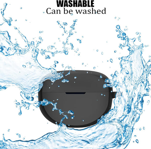 TSVSXS Silicone Case for Bose Ultra Open Earbuds, Soft Protective Cover with Cleaning Kit Keychain