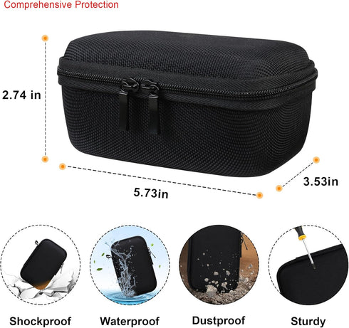 Elonbo Carrying Case for Sony ZV-1/ZV-1F/ZV-1 II Digital Camera, 4K Video Streaming Hard Travel Storage Bag,