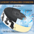 SOULWIT Cooling Gel Earpads Replacement for Jabra Evolve2 65/40, Elite 45h On-Ear Headset, Ice Silk Fabric - Snow