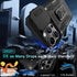DEERLAMN iPhone 14 Pro Case - Black, 6.1" Military Grade Shockproof, Slide Camera Cover, Screen Protector & Kickstand.