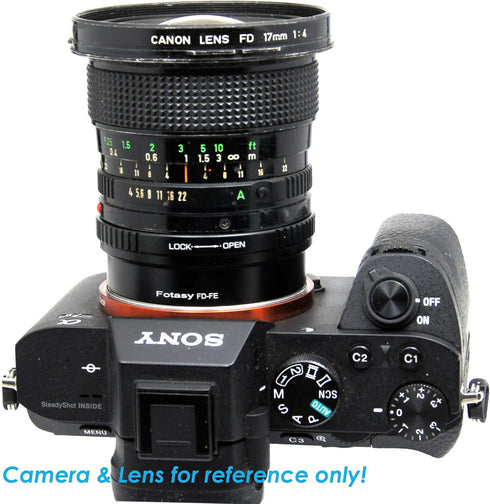 Fotasy a7 a7R a7s a9 a7c 1 a6600 a6500 a6400 a6300 a6100 a6000 a5100 a5000 a3500 ZV-E10 FD Lens to E Mount Adapter