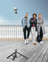 71" Phone Tripod & Selfie Stick, All in One Extendable Cell Phone Tripod with Wireless Remote, Compatible with iPhone &
