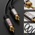 35 2RCA 2RCA 2 23AWG RCA Cable FT, Male to Male Stereo Audio Cables, Dual Shielded Digital Analogue, RCA Subwoofer Cord