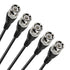 MEIRIYFA BNC Pigtail Cable Bare Wire - BNC Male Coaxial Connector Extension Plug with Open End Wire for CCTV Camera