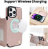 Delidigi Wallet Case for iPhone 14 Pro Max with Card Holder, Compatible with Mag-Safe, Flip PU Leather Zipper Pouch