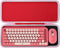 Aenllosi Hard Carrying Case for Logitech POP Keys Mechanical Wireless Keyboard, Pink (Case Only)