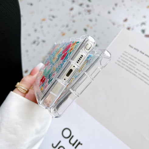 Jmltech Galaxy S23 Ultra Case - Cute Floral Soft Silicone, Slim & Flexible Protective Phone Case for Women & Girls.
