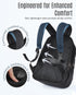 LIGHT FLIGHT Travel Backpack for Women, 15.6" Laptop Backpack, Water Resistant, Large Capacity, Black