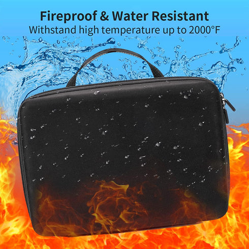 ShellKingdom Battery Organizer Storage Case with Tester, Hard Fireproof Waterproof Holder Box for 161 Batteries,
