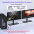 Aibilangose 4K@60Hz 2 DisplayPort to Dual HDMI Adapter, DP to HDMI Splitter Extended Display, Double hdmi Adapter