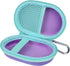 co2CREA Hard Case Replacement for Logitech POP Wireless Mouse, Purple Case + Daydream Mint Zipper