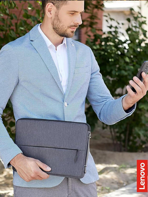 Lenovo Urban 13 Inch Laptop Sleeve for MacBook Air/Pro, Water Resistant Notebook/Tablet Case - Charcoal Grey