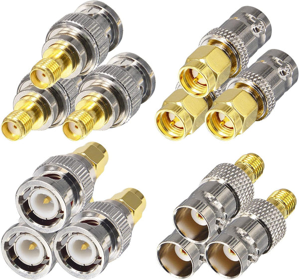 onelinkmore SMA to BNC Adapter Kits for SDR, Handheld Radios, Walkie Talkie Adapters