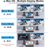 Aibilangose 2 8 1 Docking Station Dual Monitor for Dell/HP/Lenovo/Mac Laptop, USB C Laptop Docking Station Dual