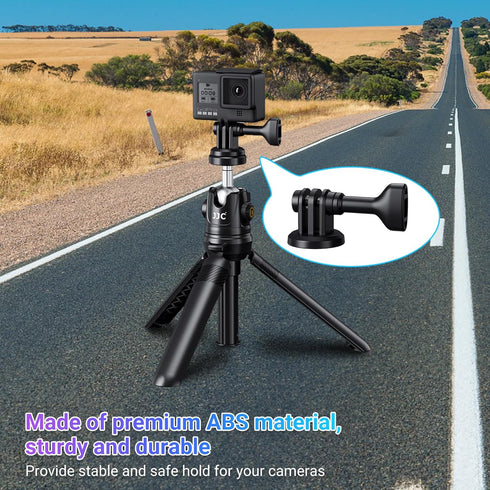 JJC 1/4"-20 Tripod Mount Adapter - Compatible with GoPro Hero 12 11 10 9 8 7 6 5, DJI Osmo Action 4 3