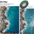 NEEWER 5PCS ND Filter Kit for DJI Osmo Action 3, CPL ND8 ND16 ND32, Neutral Density Filter HD Optical Glass Multi Layer