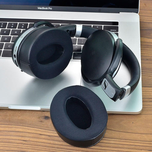 Replacement Headphone Ear Pads for Sennheiser HD 4.50BT, 4.40BT, 4.30, 4.20S, Cooling-Gel Black