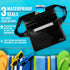 AiRunTech Waterproof Phone Pouch, 2-Piece Set for Beach Vacation, Kayak Boating Cruise Accessories with Phone Lanyard