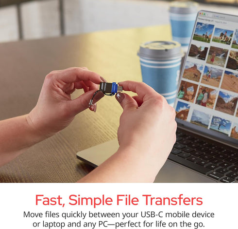 Verbatim 64GB 3.2 1 2 1 Store n Go Dual OTG USB Gen Flash Drive for USB-C Devices in Type C Thumb Drive