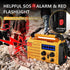 Emergency Radio 5000 Hand Crank Solar Weather Radio, 5-Way Power Survival Portable Radio with Flashlight & Charger