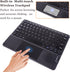 Wireless Bluetooth Keyboard, Ultra Slim Rechargeable Portable Cordless Keyboard with Touchpad, 10 Inch for iOS Android
