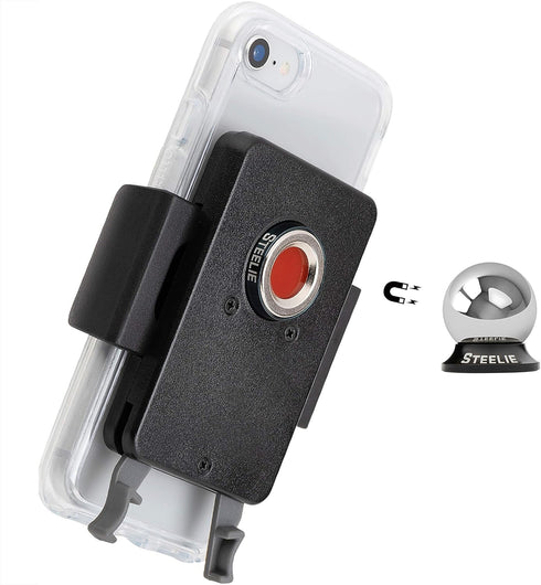 Nite Ize Steelie Squeeze Dash Kit - Magnetic Cell Phone Holder for Car Dashboard