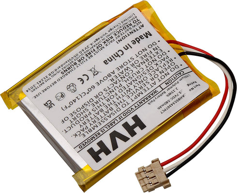 HVH Battery Replacement for ADT AHB553436TPCT, DBC835, Wireless HD Doorbell Camera 580mAh