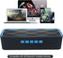Wireless Bluetooth Speaker - AUX/USB/TF Card Slot, Outdoor Portable Stereo with HD Audio, Enhanced Bass, Dual-Driver,
