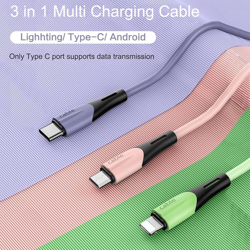 Multi Charging Cable 5FT, 2Pack 3 in 1 USB Charger Cable Universal for Phone 15 14 Pro Max/Samsung Galaxy/Pixel