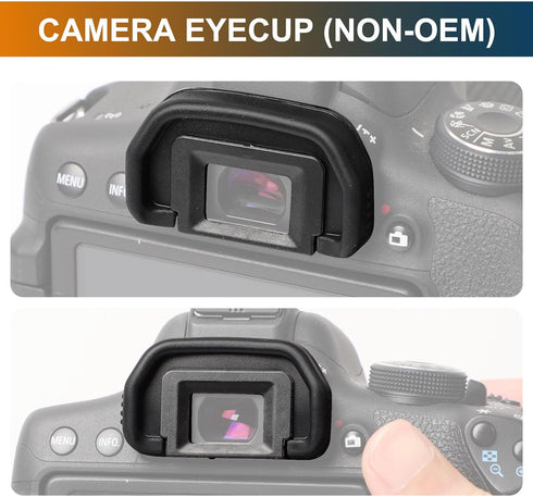 uxcell 60Da 6D 5DII 60D 50D 5D 40D 30D, 1pcs Camera Eyecup, Rubber Eye Cup Eyepiece Viewfinder Protector for EB