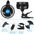 6'' 12V Alagoo Car Fan Cool Gadgets Clip Fan for Front Rear Seat Passenger Portable Electric Air Fresh Fan