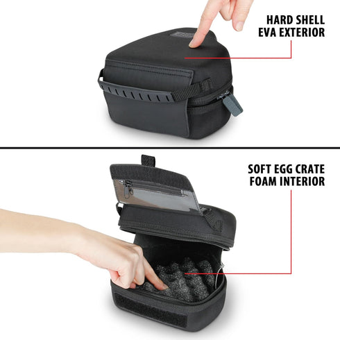 USA Gear Quick Access DSLR Hard Shell Camera Case with Molded EVA Protection and Padded Interior