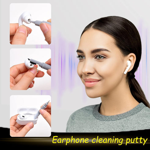 Camkix 6-in-1 Electronics Cleaning Kit - Key Puller, Flocking Sponge Cleaner, Pen Nibs, Cleaning Cloths