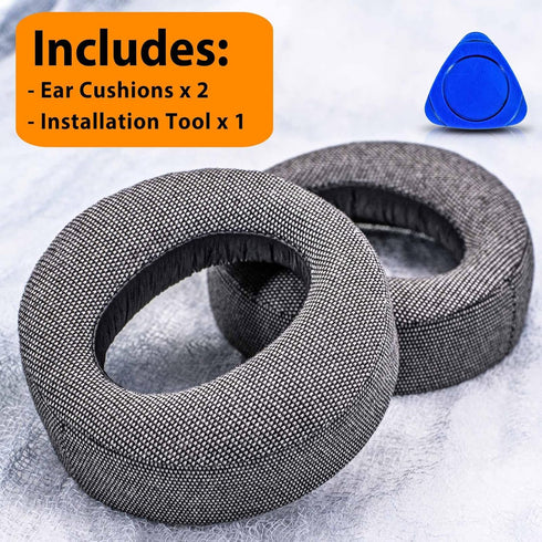 PS5 Earpads Replacement Ear Pads for Playstation 5 Pulse 3D Headset - PS5 Ear Cushions/Ear Cups (Gray Fabric)