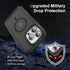 MagSafe Shockproof Anti-Drop Cover Case for iPhone 14 Pro (5 in 1) with Anti-Spy Glass Screen Protector, Camera Lens