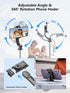 Selfie Stick & Phone Tripod, All in 1 with Remote, Travel Stand for Video Recording, Live Streaming, Compatible with