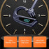 PUSOKEI Single Ear Bluetooth Earpiece, Waterproof 270° Rotatable Handsfree Headset with Mic for Business Office Driving
