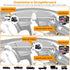 1080P Setup, DoHonest Baby Car Camera HD - Rear-Facing Car Baby Monitor with Night Vision, Adjustable View Angle, Easy